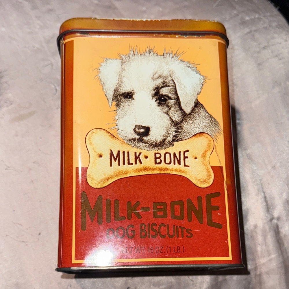 Milk Bone Dog Biscuits Tin!!